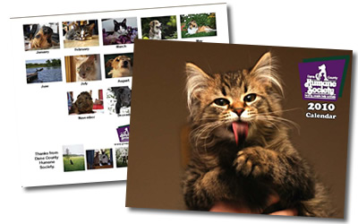 Humane Society, Calendar Sample