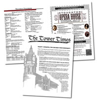 Tower Times, Newsletter Sample